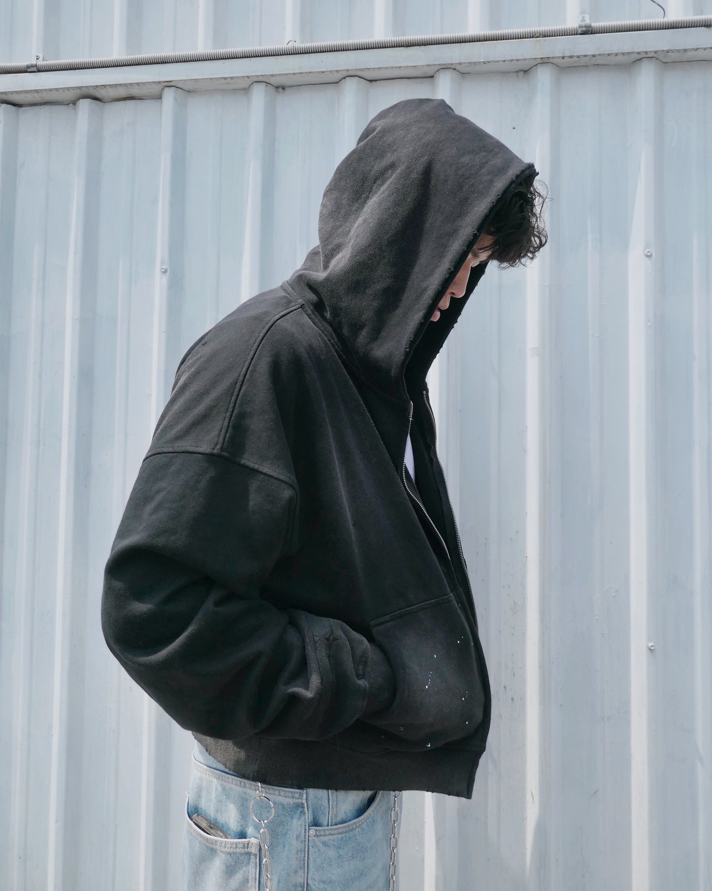 WINDOW GRILLES ZIP-UP HOODIE