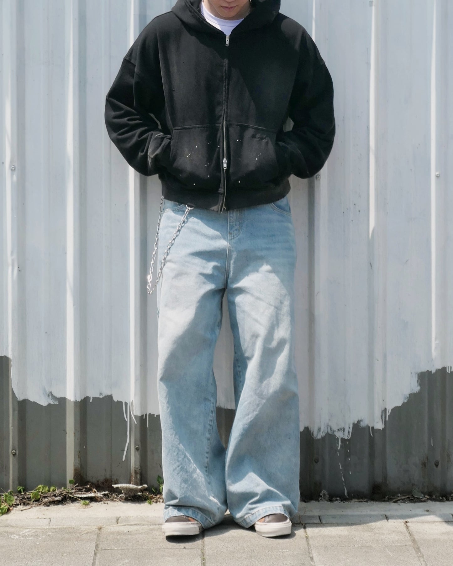 WINDOW GRILLES ZIP-UP HOODIE